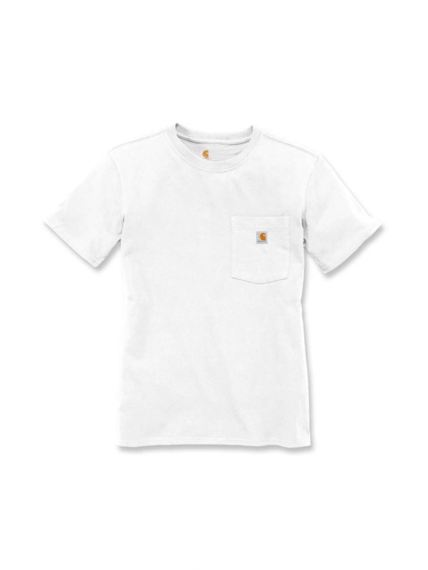 Carhartt Womens Pocket T-Shirt : White