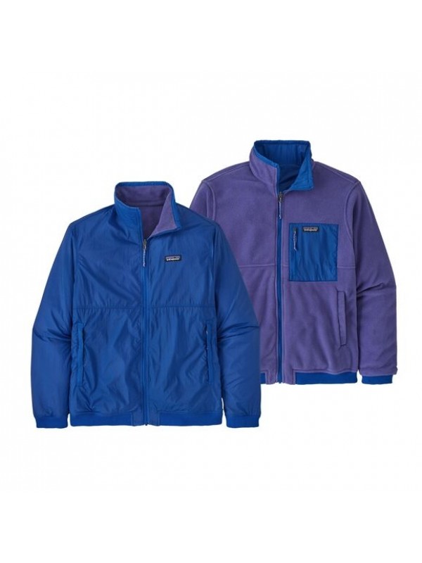 Patagonia Men's Reversible Shelled Microdini Jacket : Bayou Blue