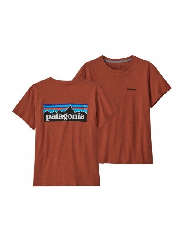 Patagonia Women's P-6 Logo Responsibili-Tee: Quartz Coral