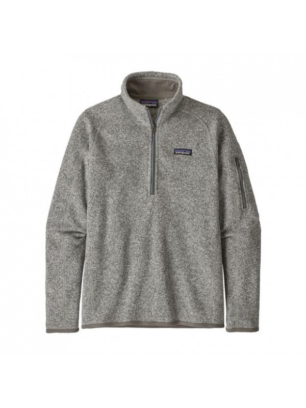 Patagonia Women's Better Sweater 1/4-Zip Fleece :  Birch White