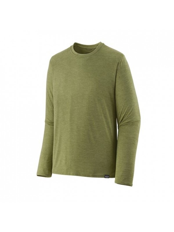 Patagonia Men's Long-Sleeved Capilene® Cool Daily Shirt : Buckhorn Green - Light Buckhorn Green x-Dye 