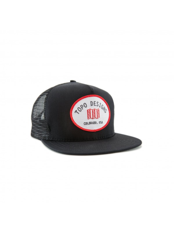 Topo Designs Snapback Hat : Black