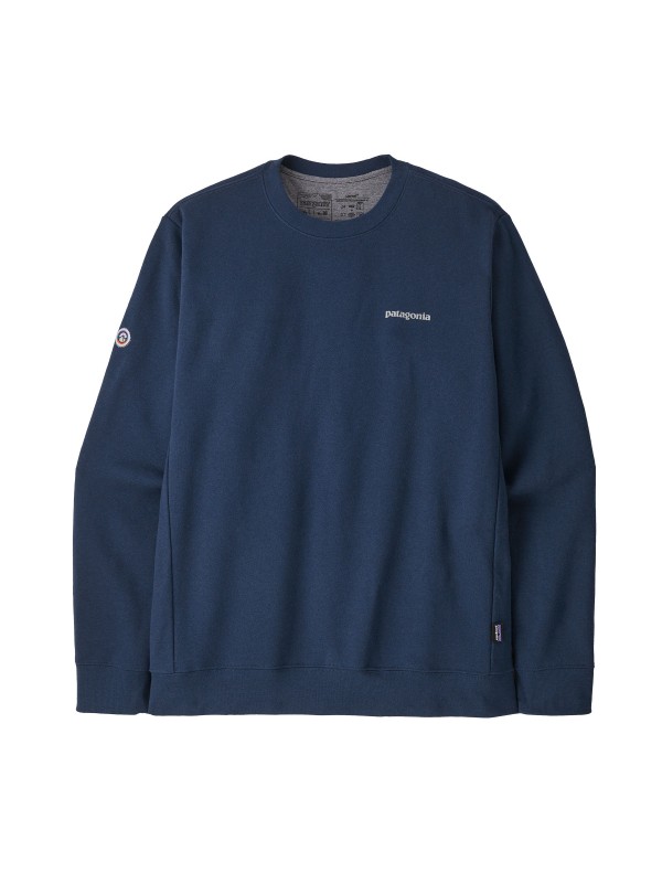 Patagonia Fitz Roy Icon Uprisal Crew Sweatshirt : Lagom Blue