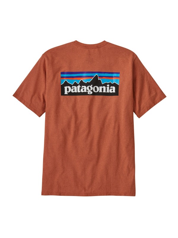 Patagonia Men's P-6 Logo Responsibili-Tee :   Redtail Rust