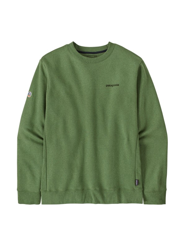 Patagonia Fitz Roy Icon Uprisal Crew Sweatshirt :  Terrain Green