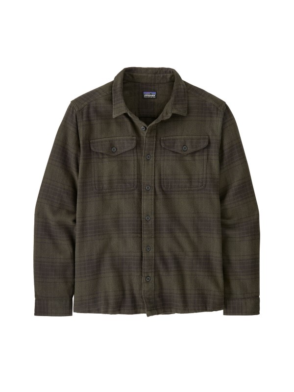 Patagonia Men's Fjord Flannel Shirt :  Cascade: Basin Green