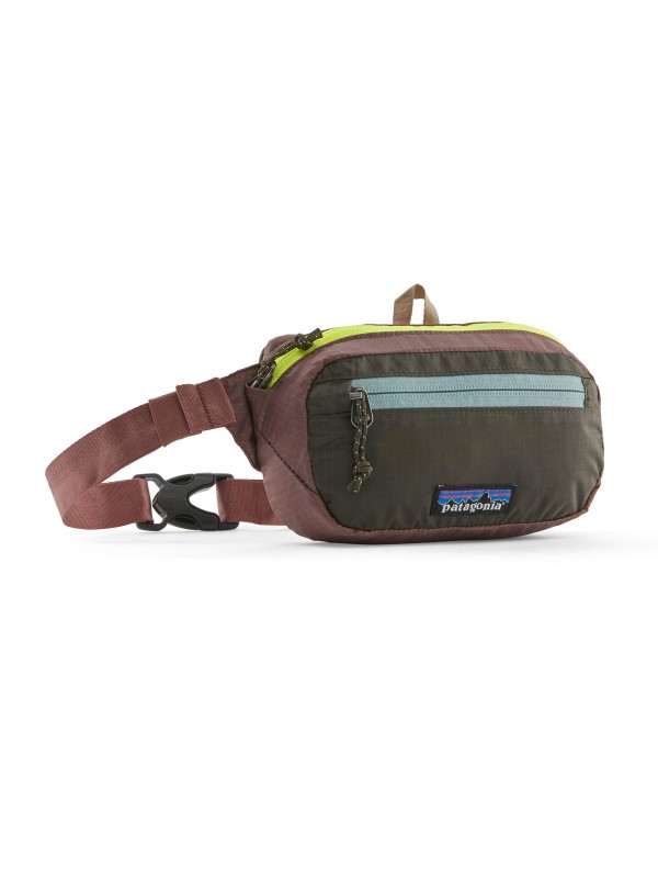 Patagonia Ultralight Black Hole® Mini Hip Pack 1L : Patchwork Pine Needle Green