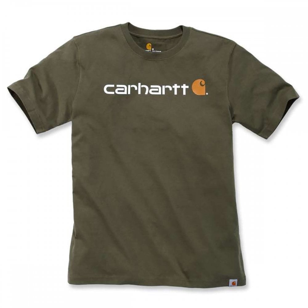 Carhartt  Core Logo Short Sleeve T-Shirt : Peat