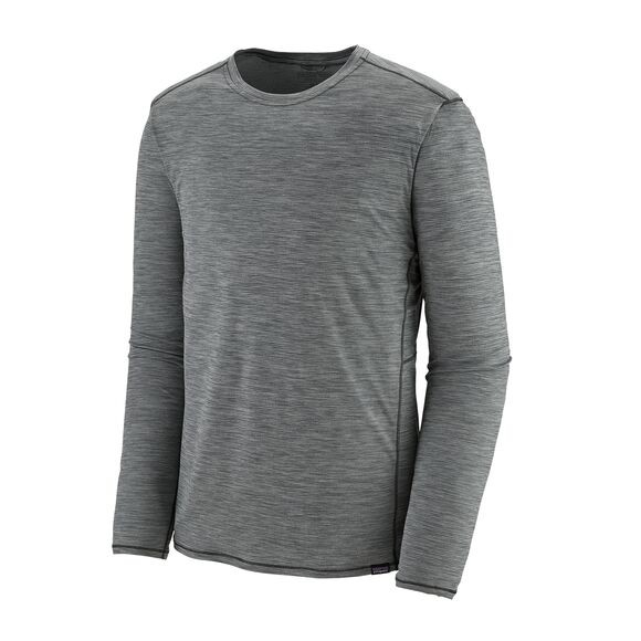 Patagonia Men's Long-Sleeved Capilene® Cool Lightweight Shirt : Forge Grey Feather Grey X-Dye