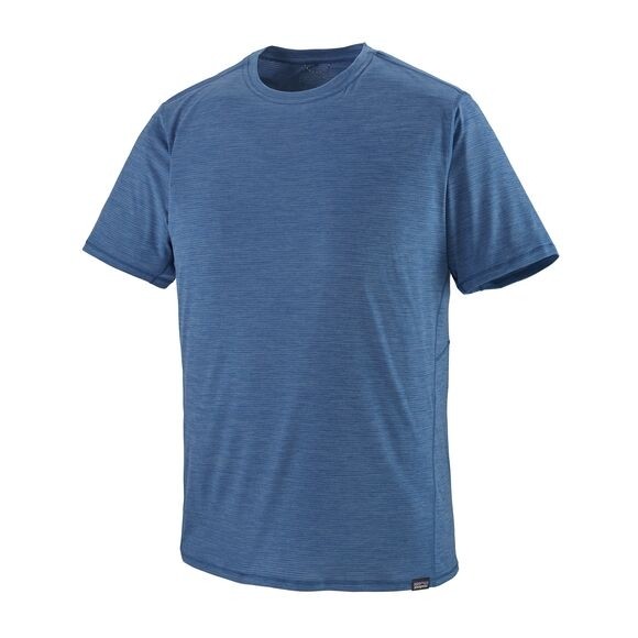 Patagonia Men's Capilene Cool Lightweight Shirt : Superior Blue - Light Superior Blue X-Dye