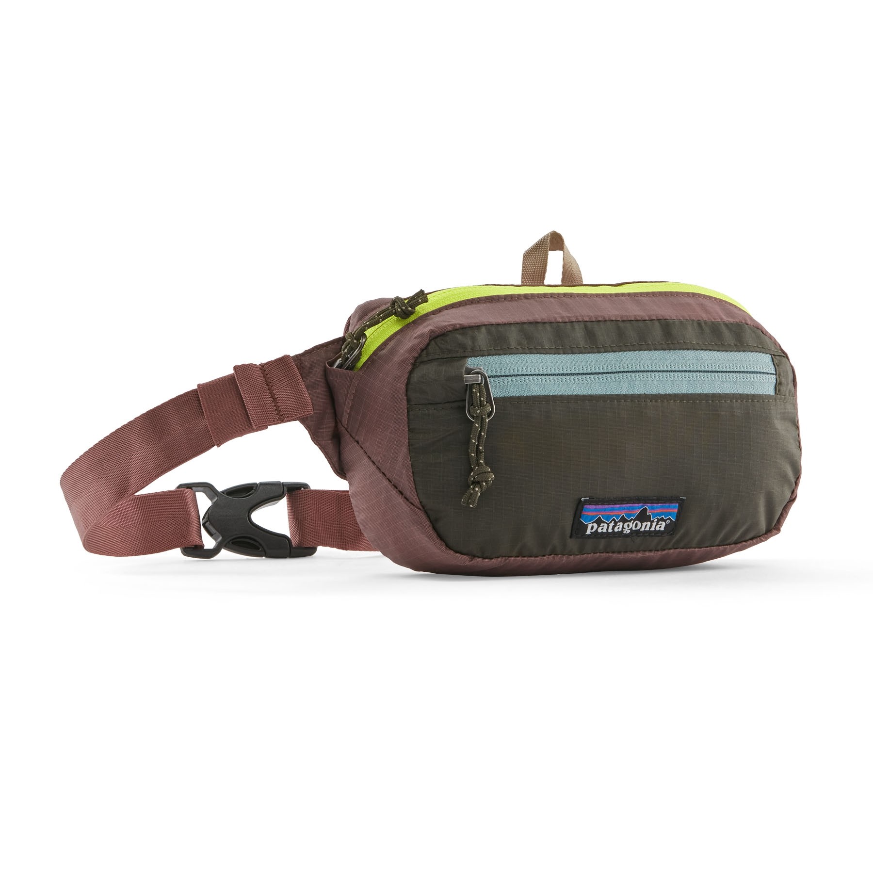 Patagonia Ultralight Black Hole® Mini Hip Pack 1L : Patchwork Pine Needle Green